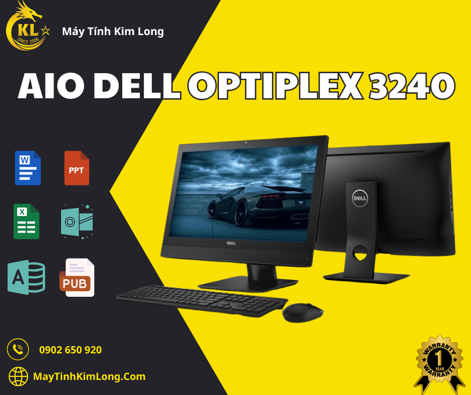 All In One - Máy Liền Khối Dell Optiplex 3240 i3 6100T