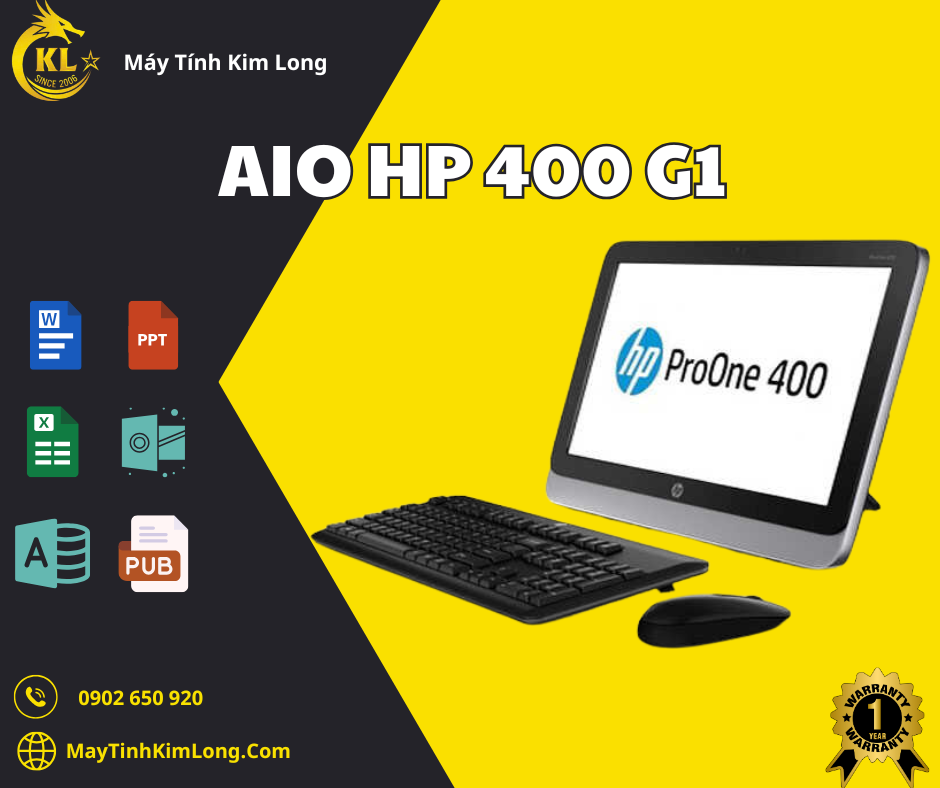 All In One - Máy Liền Khối HP Pro One 400 G1 - CORE I7