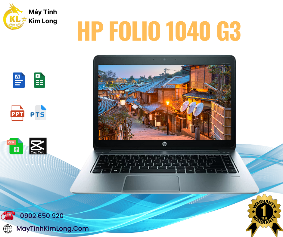 Laptop HP Folio 1040 G3 Ultrabook