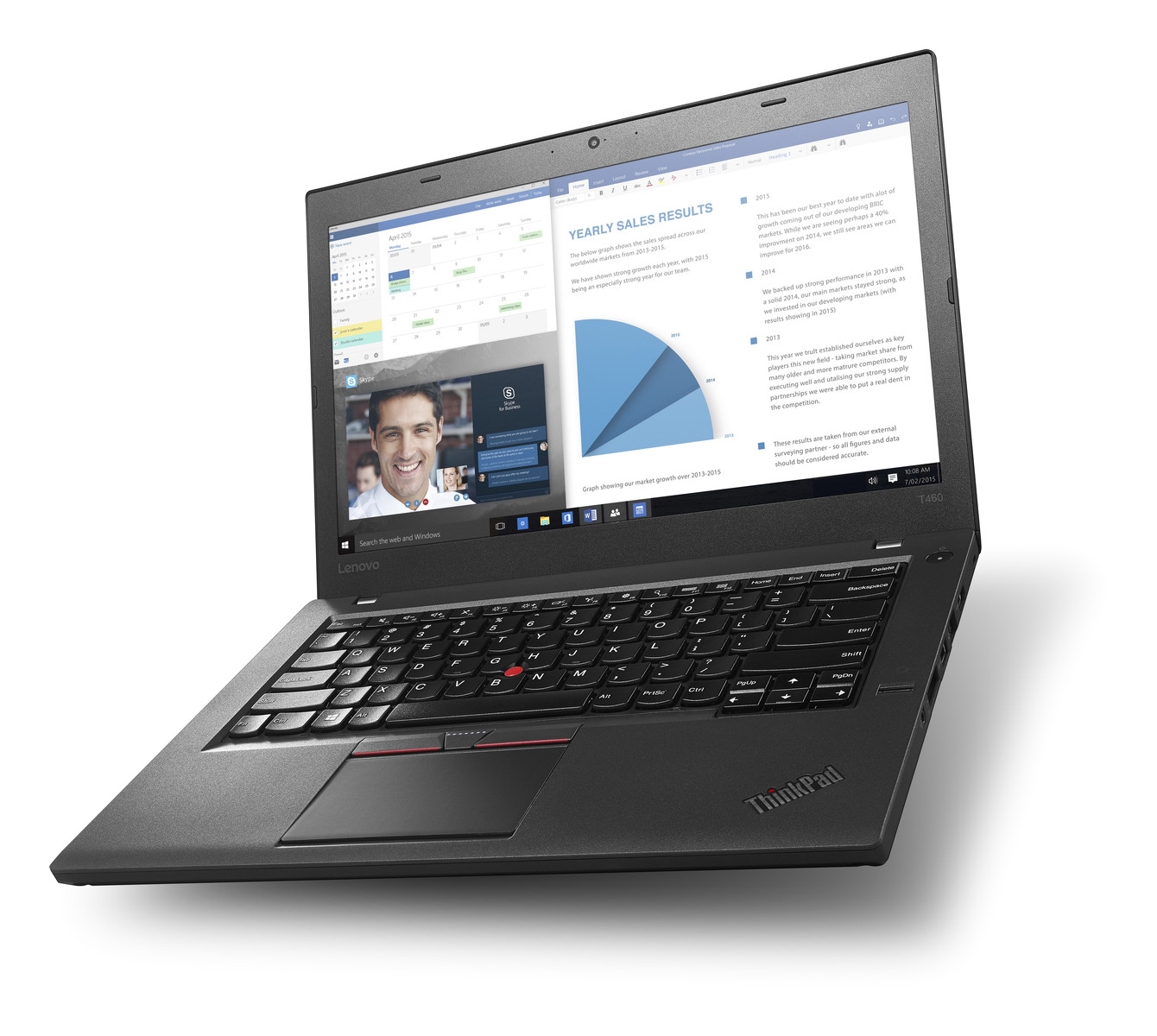 Laptop Lenovo ThinkPad T460 - Core i5 6200U/DDR4 8GB/SSD 256GB - Màn Hình 14 Inch HD