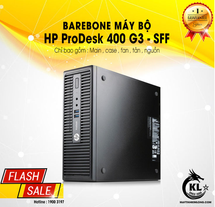 Barebone Máy Bộ HP ProDesk 400 G3 - SFF 