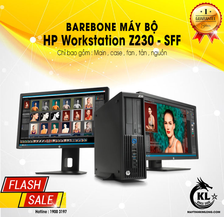 Barebone Máy Bộ HP Workstation Z230 SFF - SK 1150 ( Thế hệ 4 )