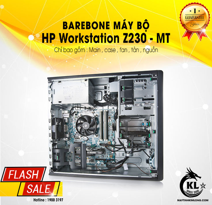 Barebone Máy Bộ HP Workstation Z230 MT - SK 1150 ( Thế hệ 4 )