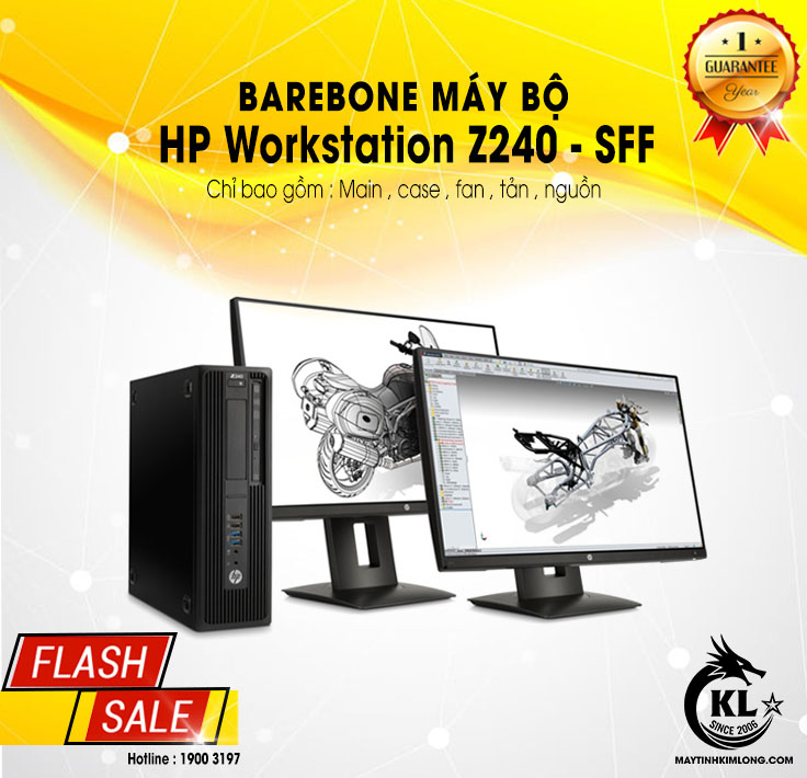 Barebone Máy Bộ HP Workstation Z240 SFF - SK 1151 ( Thế hệ 6-7 )