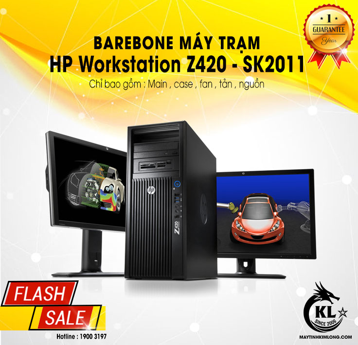 Barebone Máy Trạm HP Workstation Z420 MT - SK 2011