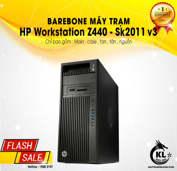 Barebone Máy Trạm HP Workstation Z440 - SK 2011 V3-V4