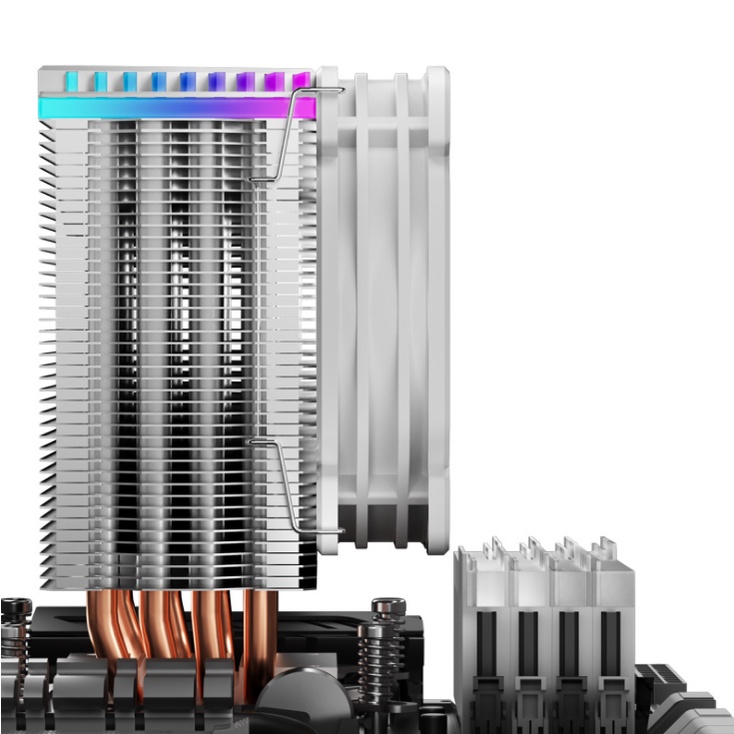 Fan Tản Nhiệt Khí CPU Jonsbo CR1400 Whiter - LED RGB Đổi Màu
