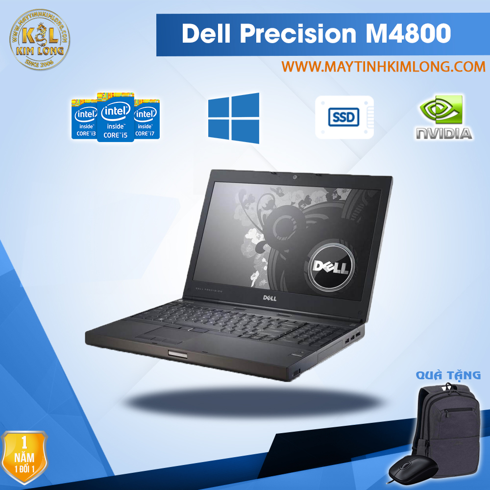 Laptop Dell Precision M4800 i7 4700MQ/8GB/SSD256/Nvidia K1100 2Gb