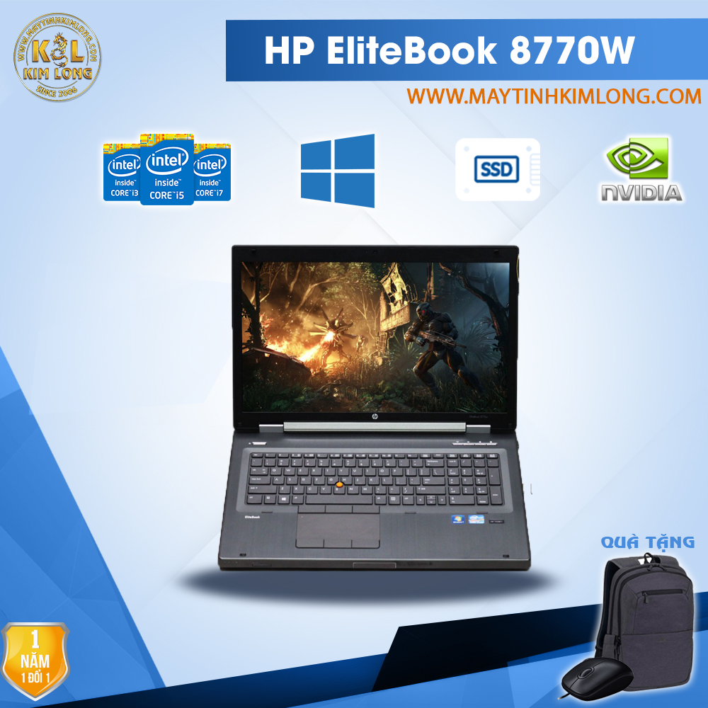 Laptop HP EliteBook 8770w i7 3620QM/8GB/SSD 240GB/AMD Firepro M4000 DDR5