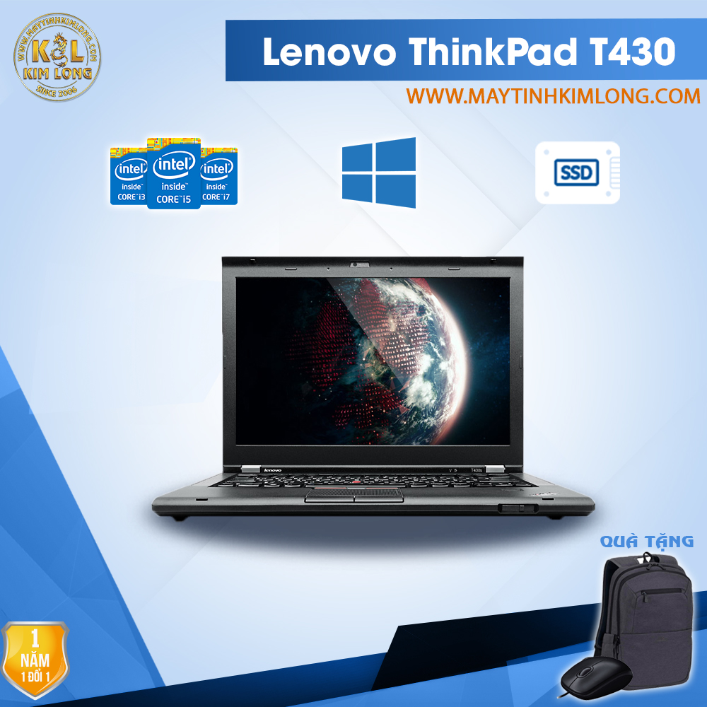 Laptop Lenovo ThinkPad T430 i5 3320M/4GB/SSD 120Gb
