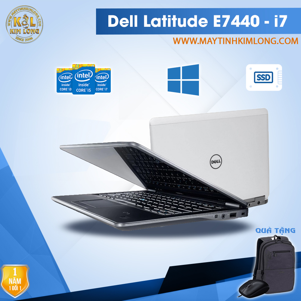 Laptop Dell Latitude E7440 i7 4600u/4GB/Ssd120gb