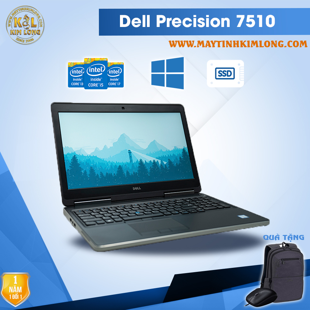 Laptop Dell Precision 7510 i7 6820HQ/DDR4 8GB/SSD256Gb/Quadro M1000M