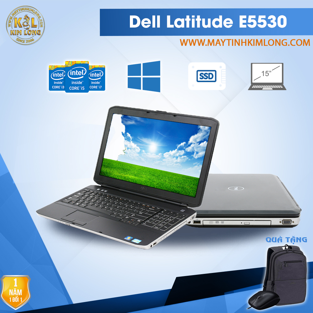 Laptop Dell Latitude E5530 i5 3310M/4GB/SSD 120Gb