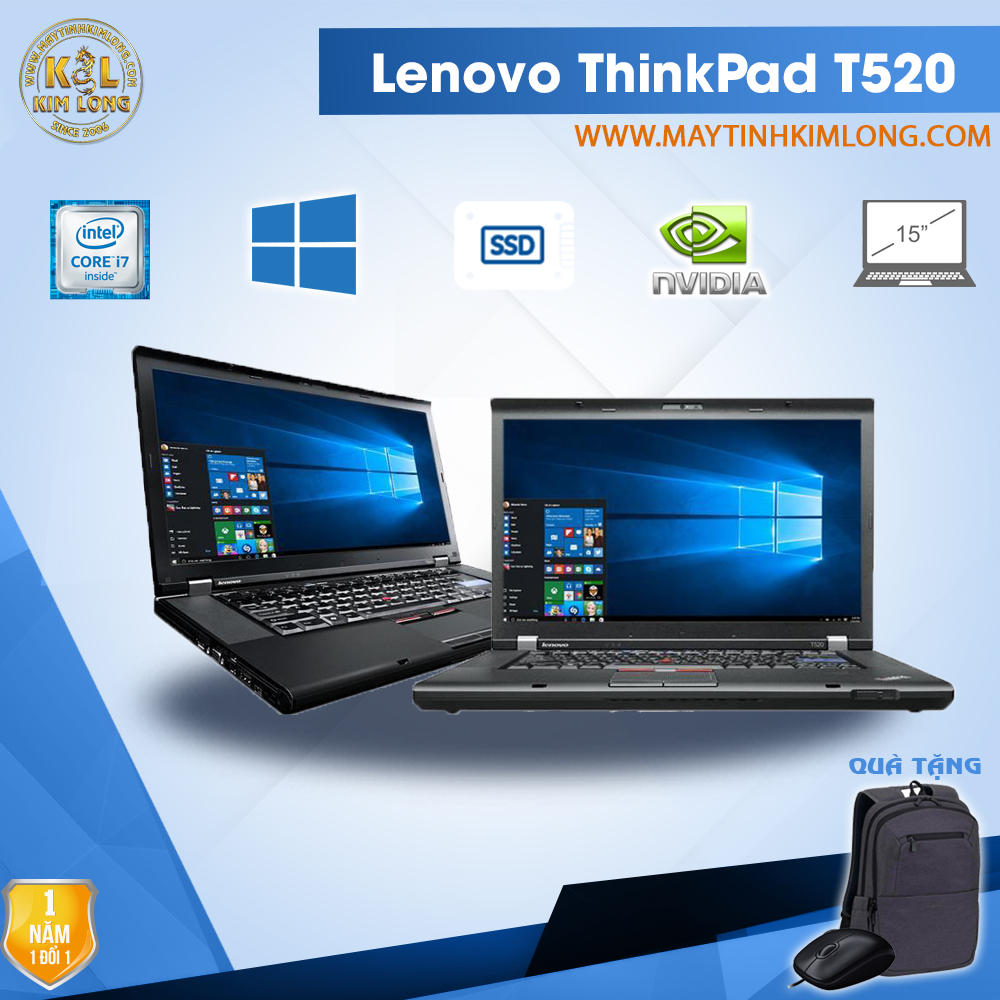 Laptop Lenovo ThinkPad T520 i7 2620M/8GB/SSD120Gb/ Nvidia Nvs 4200M