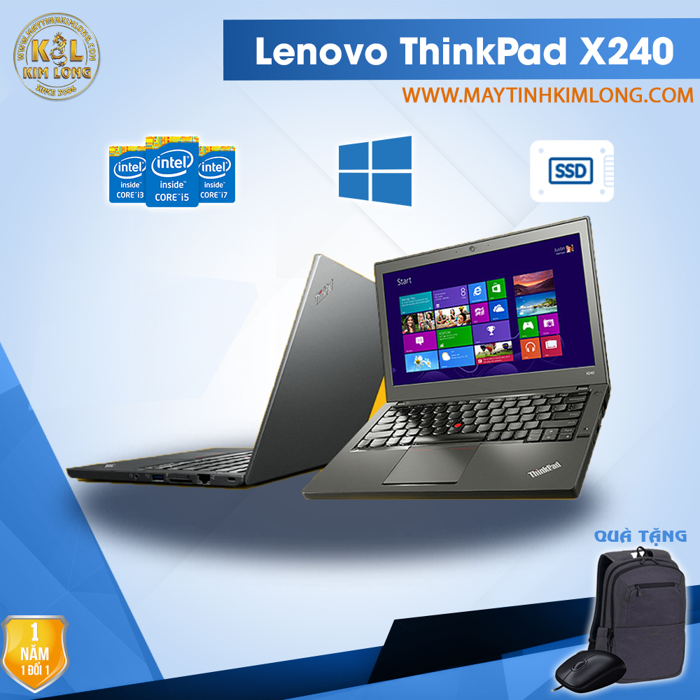 Laptop Lenovo ThinkPad X240 Core i5 4200U/4GB/SSD 120GB