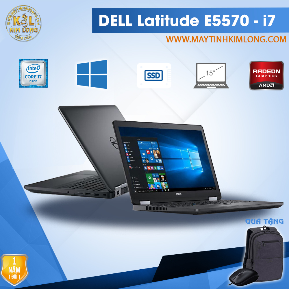 Laptop Dell Latitude E5570 i7 6600u/8GB/SSD240GB/Radeon R7 M360 2GB