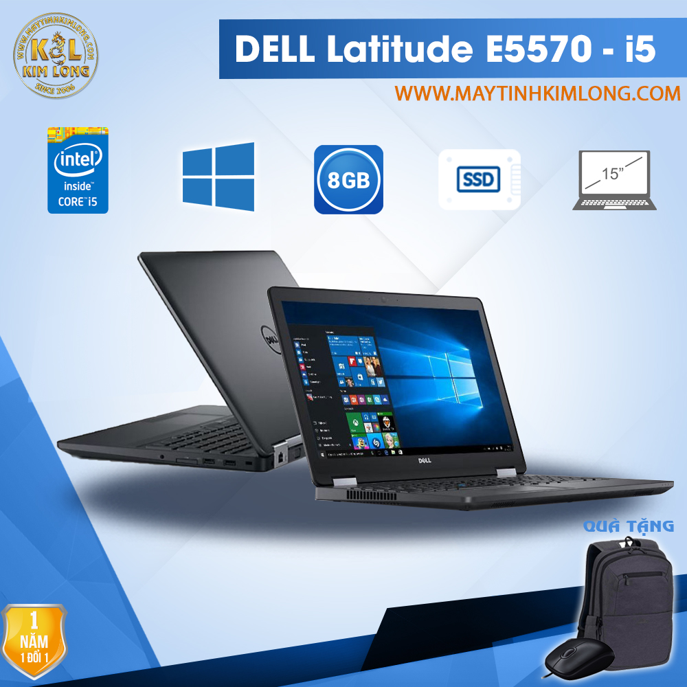 Laptop Dell Latitude E5570 i5 6200u/8GB/SSD120GB/HD Graphic 520
