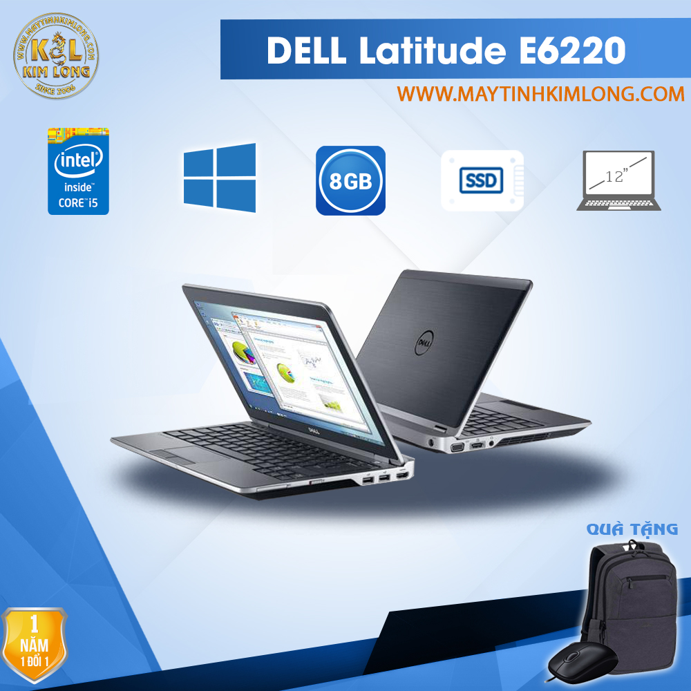 Laptop Dell Latitude E6220 i5 2520M/4GB/SSD 120Gb