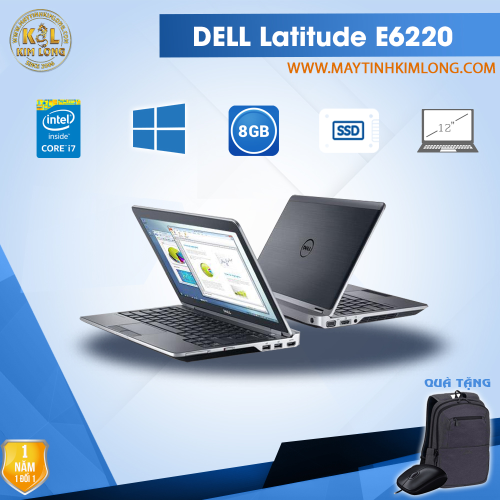 Laptop Dell Latitude E6220 i7 2620M/4GB/SSD 120Gb