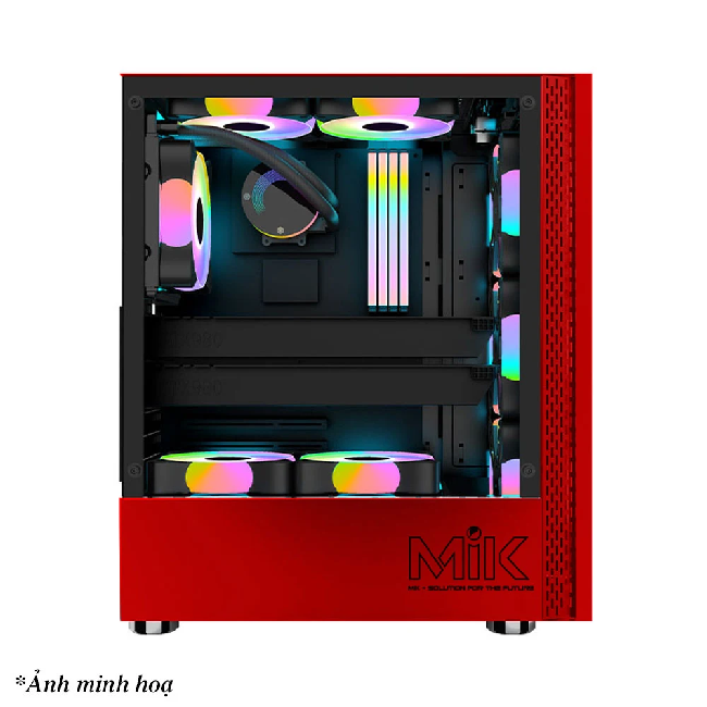 Thùng máy Case MIK DT03 RED LUFFY (No Fan)