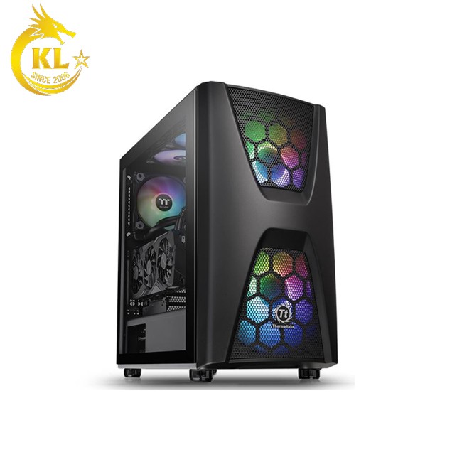 Vỏ Case Thermaltake Commander C34 TG ARGB - Đen | MaytinhKimLong.com