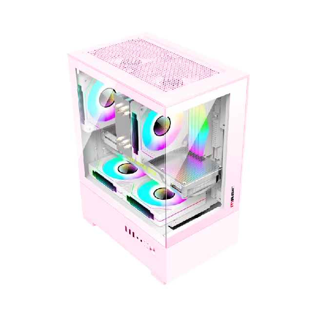 Thùng máy Case Magic MIX - Trắng, Hồng, Đen | Micro ATX, không kèm fan