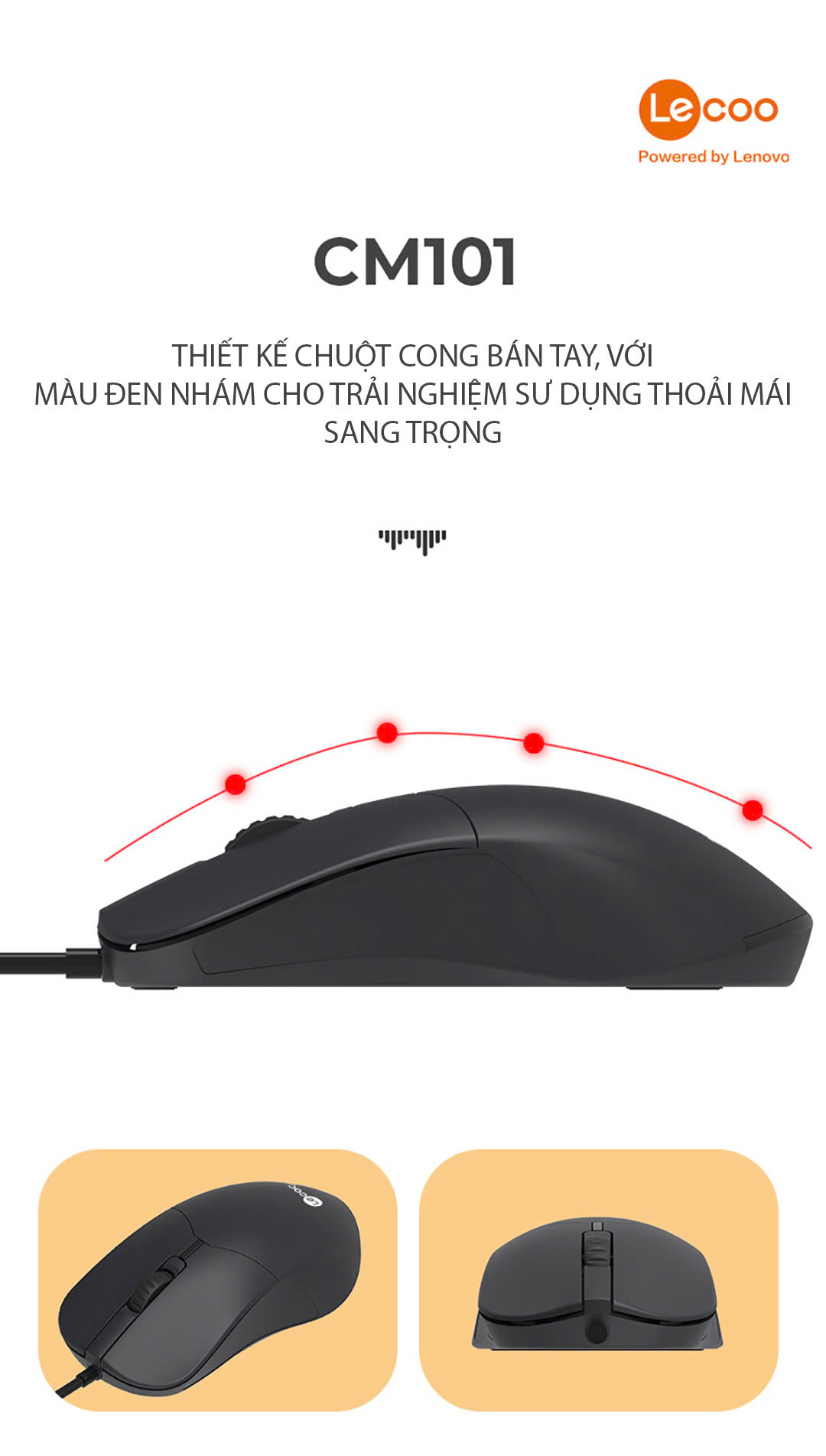 Combo Phím Chuột Lecoo CM101 Đen