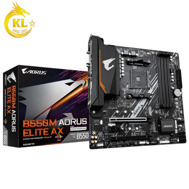 Mainboard Gigabyte B550M AORUS ELITE AX (Wifi+Bluetooth)