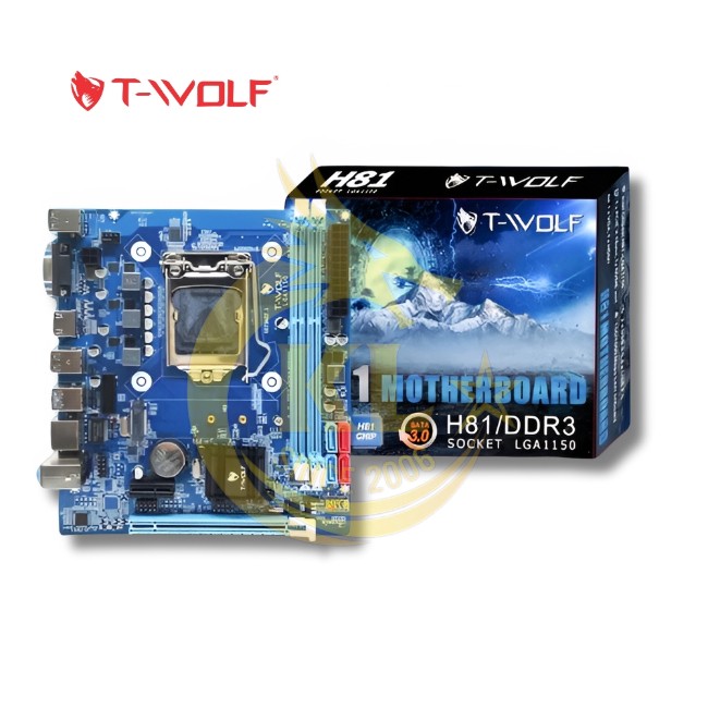 Main SK 1150 T-WOLF H81 (VGA, HDMI, LAN 1000Mbps, M.2 PCIe/NVMe)