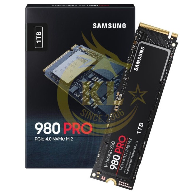 SSD Samsung 980 Pro 1TB PCIe Gen 4.0 x4 NVMe V-NAND M.2 2280 - Nhập Khẩu