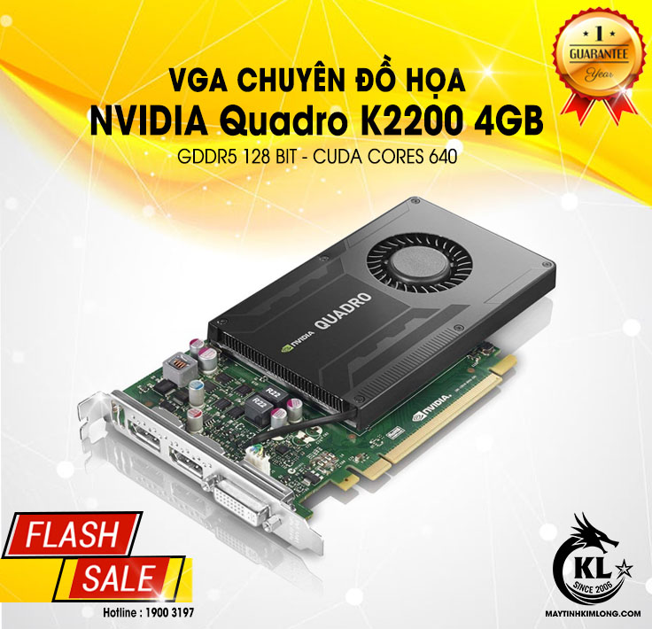 Nvidia Quadro K2200 - 4Gb - 128Bit