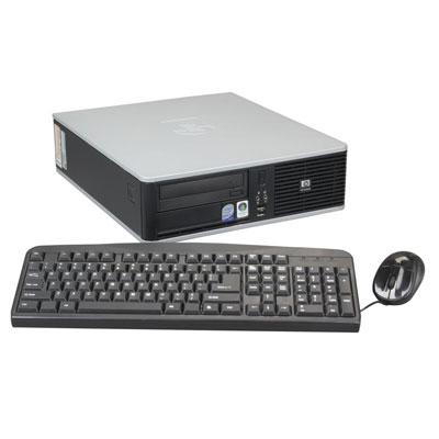 Máy bộ HP Compaq Dc 5800 7800 - CASE MINI - Cấu hình 1(CORE 2 DUO E6750 2.66 Ghz - 3M  1066 FSB / DDRAM : 2 G / HDD : 80 GB / ONBOARD 384 MB)