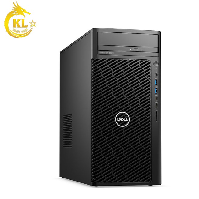 Máy Trạm Dell Precision 3660 Tower - New Chính Hãng ( i5-13500 | 8GB DDR5 | SSD 256GB_ 1TB HDD| NVIDIA T400 | DVDRW | KB_M | 300w | Ubuntu | 3Yr)